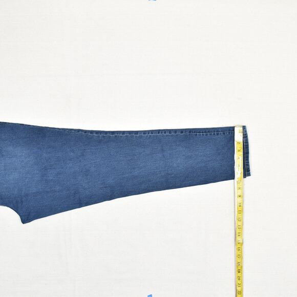 Torrid Women's Boyfriend Straight Jeans Solid Stretch Cotton Blend Blue Size 18T - Picture 6 of 8